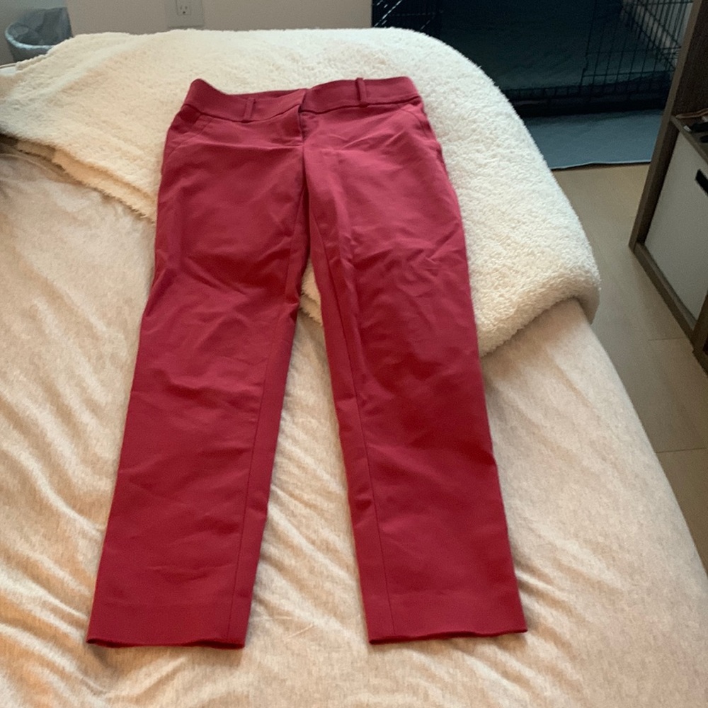 Red slacks